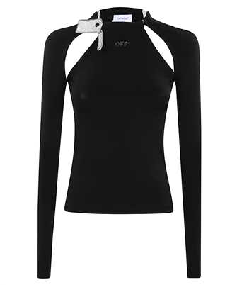 Off-White OWAD27LF25JER001SEC SKIN CRYSTAL TIE Top