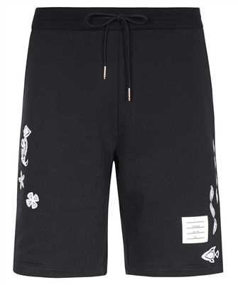 Thom Browne MJQ201E 03377 CLASSIC LOOPBACK Krtke nohavice