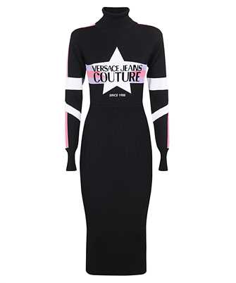 Versace Jeans Couture 75HAOM51 CM30H LOGO TURTLENECK MIDI Dress