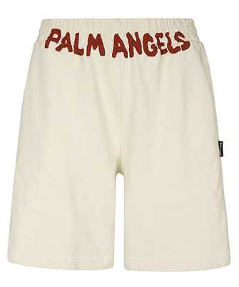 Palm Angels PMCI010S24FLE002 SEASONAL LOGO Krtke nohavice