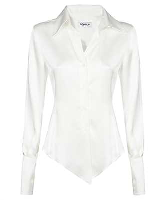 Don Dup DC321 RF0033D XXXW SLIM-FIT SATIN Camicia