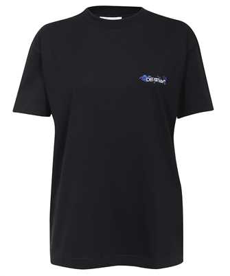 Off-White OWAA089F23JER020 EMBROIDED FLOWER ARROW CASUAL T-shirt