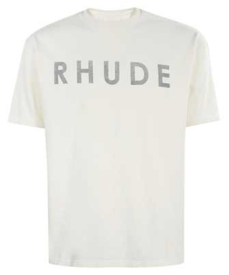Rhude RHSS25TT23012 DISTRESSED LOGO Tričko