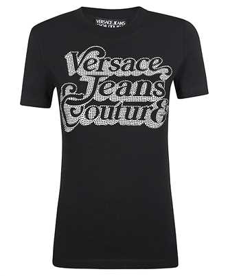 Versace Jeans Couture 75HAHG02 CJ02G LOGO-PRINT COTTON Tričko