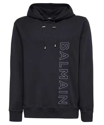 Balmain BH0JT046BC22 EMBOSSED Hoodie