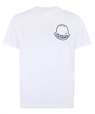 Moncler 8C000.13 89AJS SHORT SLEEVE LOGO T-Shirt