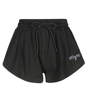 MSGM 3641MDB72 247002 EMBROIDERED LOGO Shorts