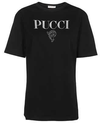 Emilio Pucci 3ETP20 3E985 LOGO-PRINT COTTON T-shirt