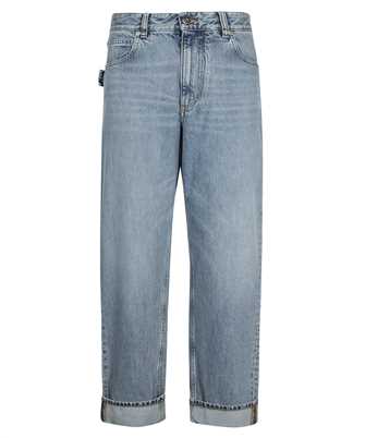 Bottega Veneta 749828 V34A0 VINTAGE MEDIUM INDIGO TURNED UP DENIM Jeans
