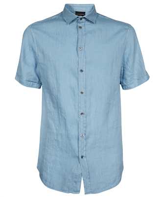 Emporio Armani D41SMM D10F1 SHORT-SLEEVED LINEN Hemd