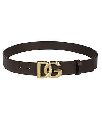 Dolce & Gabbana BC4644 AX622 LEATHER WITH DG LOGO Belt