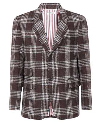 Thom Browne MJC328A F0344 CHECK BRITISH WOOL Coat