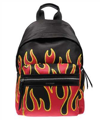 Palm Angels PMNB015F22LEA007 PRINTED FLAMES Backpack