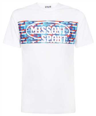 MISSONI US23SL1F BJ00F6 CREW-NECK COTTON LOGO LETTERING AND PRINT Tričko