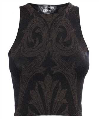 Etro x Wolford 57174-12 METALLIC JACQUARD CROP Top