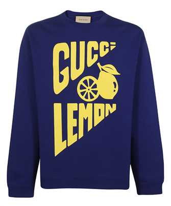 Gucci 681217 XJDV0 GUCCI LEMON COTTON Sweatshirt
