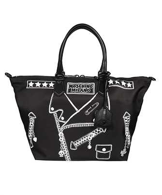 Moschino A7424 8202 ILLUSTRATION-STYLE PRINT TOTE Borsa