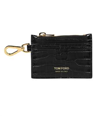 Tom Ford Y0310T LCL168 ZIP WITH NECK STRAP Card holder