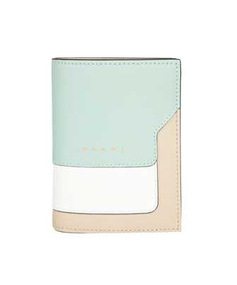 Marni PFMOQ14U13 LV520 SAFFIANO LEATHER BI-FOLD Wallet