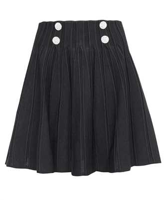 Balmain BF0LB927KF13 RIBBED KNIT SKATER Skirt