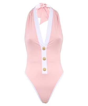 Balmain BKBUY1940 BUTTON-EMBELLISHED Swimsuit