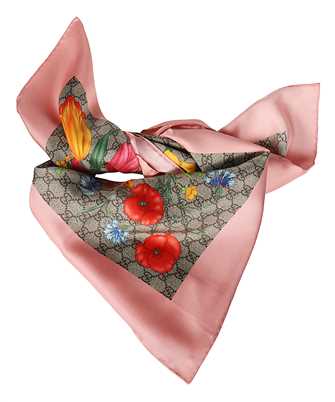Gucci 602585 3G001 GG FLORA Scarf