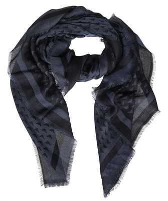 Emporio Armani 635300 CC102 MONOGRAM FRAYED Scarf