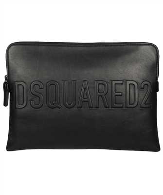 Dsquared2 CLM0008 01505467 LEATHER LOGO CLUTCH Bag