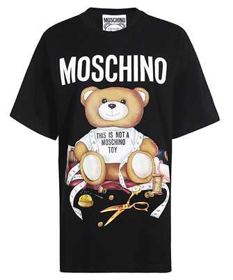 Moschino V0701 5541 TEDDY-BEAR LOGO COTTON Tričko