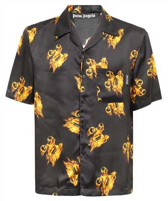 Palm Angels PMGG005R24FAB002 BURNING MONOGRAM Shirt