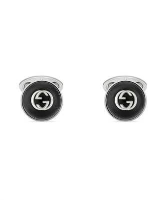 Gucci Jewelry Silver JWL YBE64558900200U INTERLOCKING Cufflinks