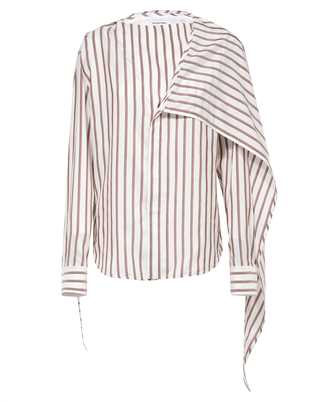 Bottega Veneta 748134 V35L0 SILK BICOLOR STRIPED Shirt