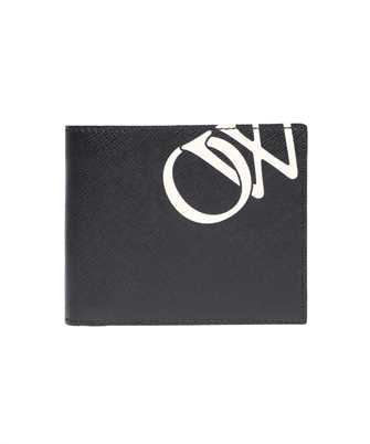 Off-White OMNC079S24LEA001 PRINT BIFOLD Geldbrse