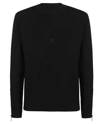 Givenchy BM90PN4YFF FELTED MERINO CREW NECK WITH 4G ZIPPER Knit