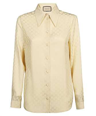Gucci 720539 ZAISQ GG SILK CREPE Shirt