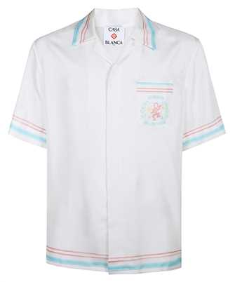 Casablanca M SP26 SH 003 01 DANCE JOY CUBAN COLLAR Hemd