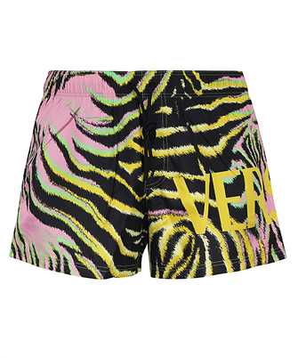 Versace 1002516 1A07857 SEASONAL ZEBRA AND LOGO Swim shorts