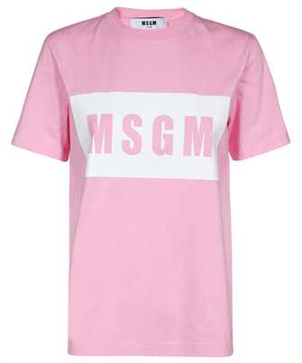MSGM 2000MDM520 200002 CREW NECK WITH MSGM BOX LOGO T-shirt