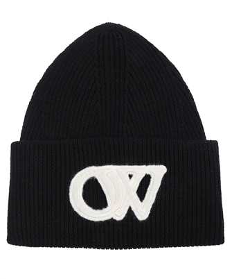Off-White OWLC018F23KNI001 CUT OUT OW LOOSE Beanie