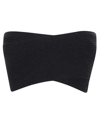 Balmain GF1AA405KJ29 TUBE-KNIT BRA Top