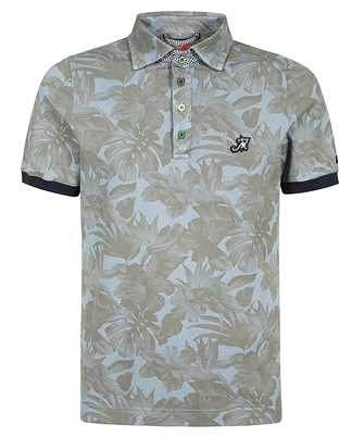 Mason's 2FT3530 PI15S37 COTTON WITH FLOWER PATTERN AND DETAILS Polo