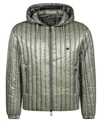 Emporio Armani 6R1B79 1NKZZ LOGO-EMBROIDERED HOODED PADDED Jacket