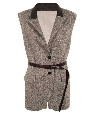 Brunello Cucinelli MG5307497 SILK CHEVRON Gilet