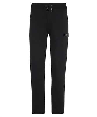 EA7 6RPP77 PJARZ LOGO-PATCH STRAIGHT-LEG TRACK Trousers