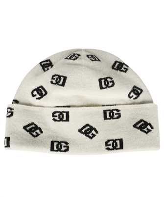 Dolce & Gabbana GXM11T JEMA4 DG INTARSIA-KNIT Beanie