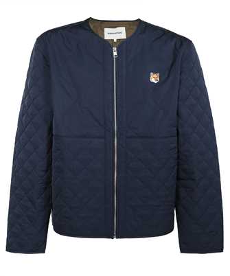 Maison Kitsune LM02106WQ4016 QUILTED IN NYLON WITH INSTITUTIONAL FOX HEAD Bunda