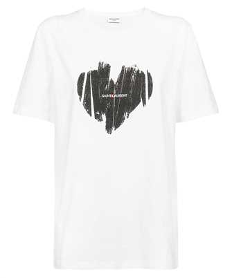 Saint Laurent 615522 YBSO2 SAINT LAURENT HEART T-shirt