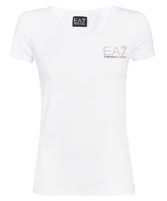 EA7 8NTT65 TJDQZ RHINESTONE-APPLIQU LOGO-PRINT T-Shirt