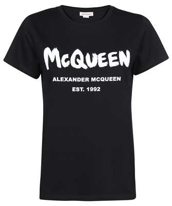 Alexander McQueen 608614 QZAD3 FIT GRAFFITI Tričko