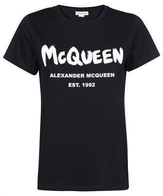 Alexander McQueen 608614 QZAD3 FIT GRAFFITI T-Shirt